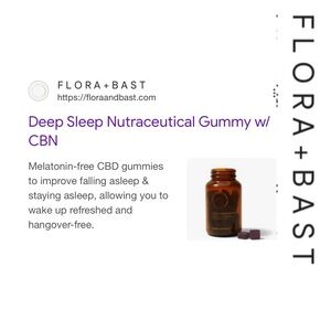 NIB | Flora & Blast | Deep Sleep Gummies | 44 gummies